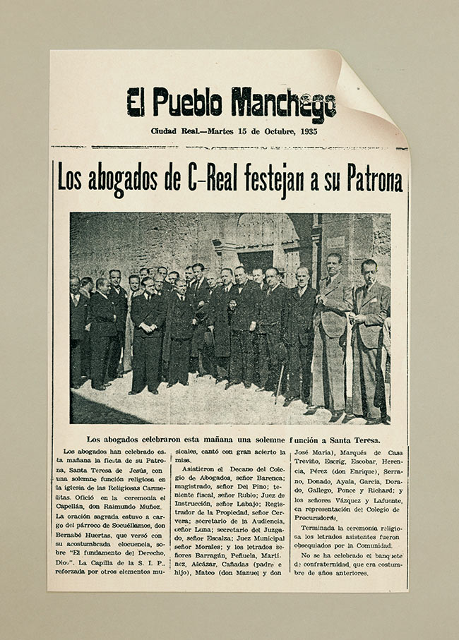 Acta periódico - festejando su patrona